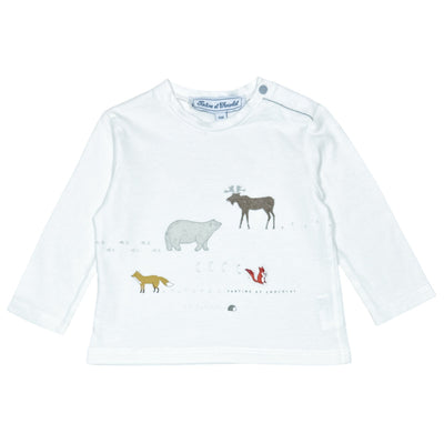 T-Shirt à manches longues de seconde main en coton pour bébé de 6 mois - Vue 1