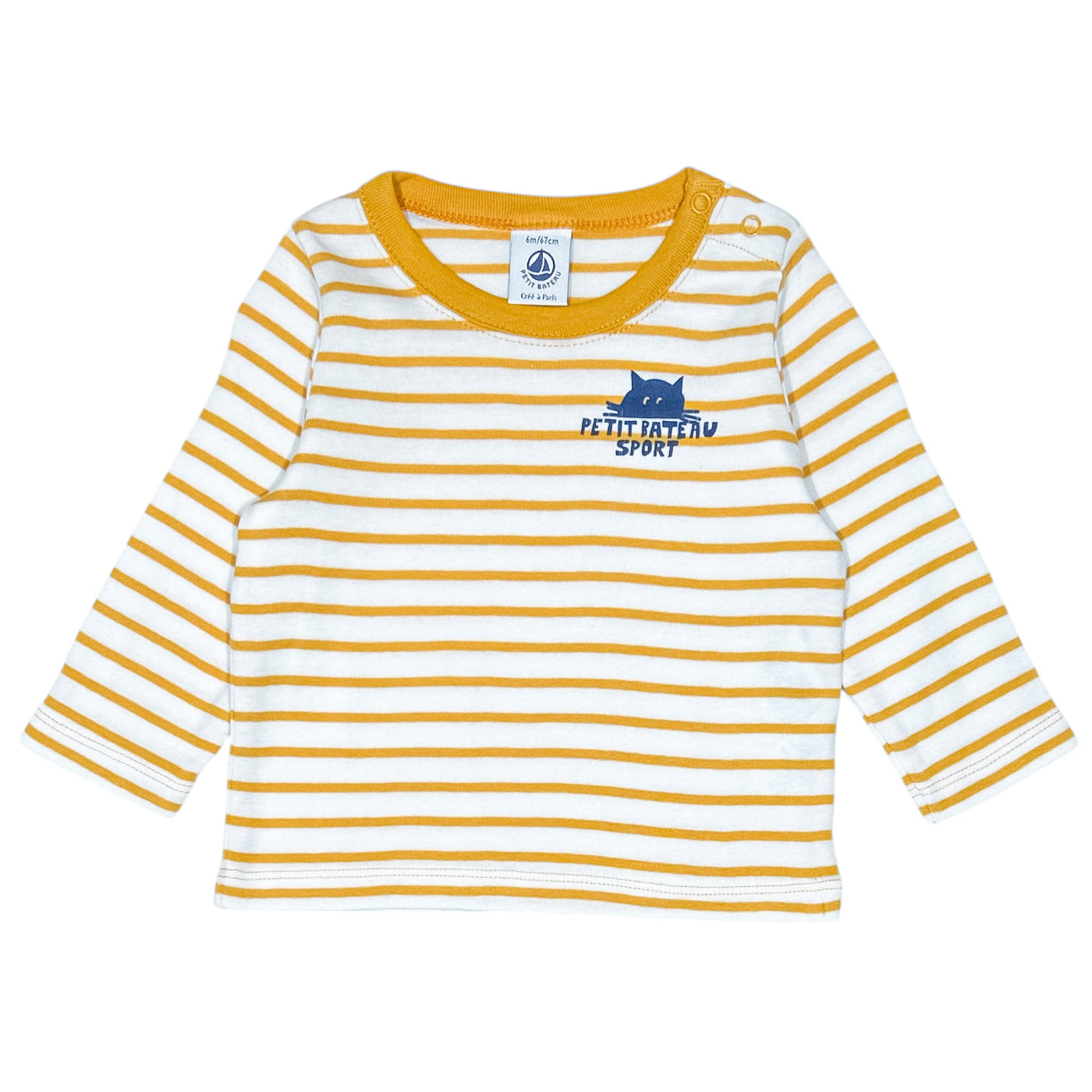 T-Shirt à manches longues de seconde main en coton pour bébé de 6 mois - Vue 1