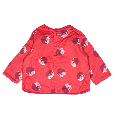 T-Shirt à manches longues de seconde main en coton pour bébé fille de 9 mois - Vue 2