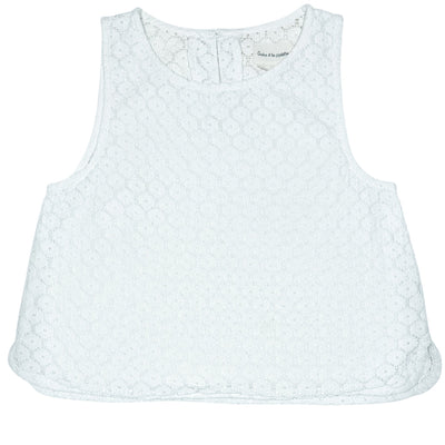 T-Shirt sans manche de seconde main en coton pour enfant fille de 5 ans - Vue 1