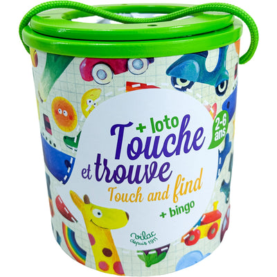 Jeu éducatif "Touche et trouve" de seconde main en bois pour enfant à partir de 24 mois - Vue 1