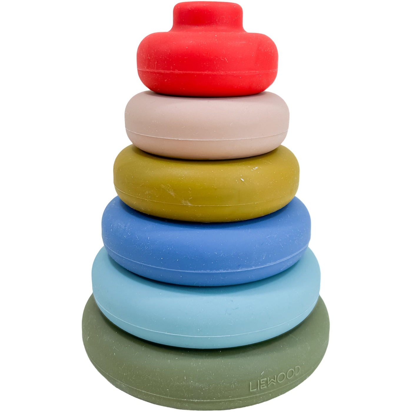 Anneaux à empiler "Tour à empiler" de seconde main en silicone pour enfant à partir de 6 mois - Vue 1