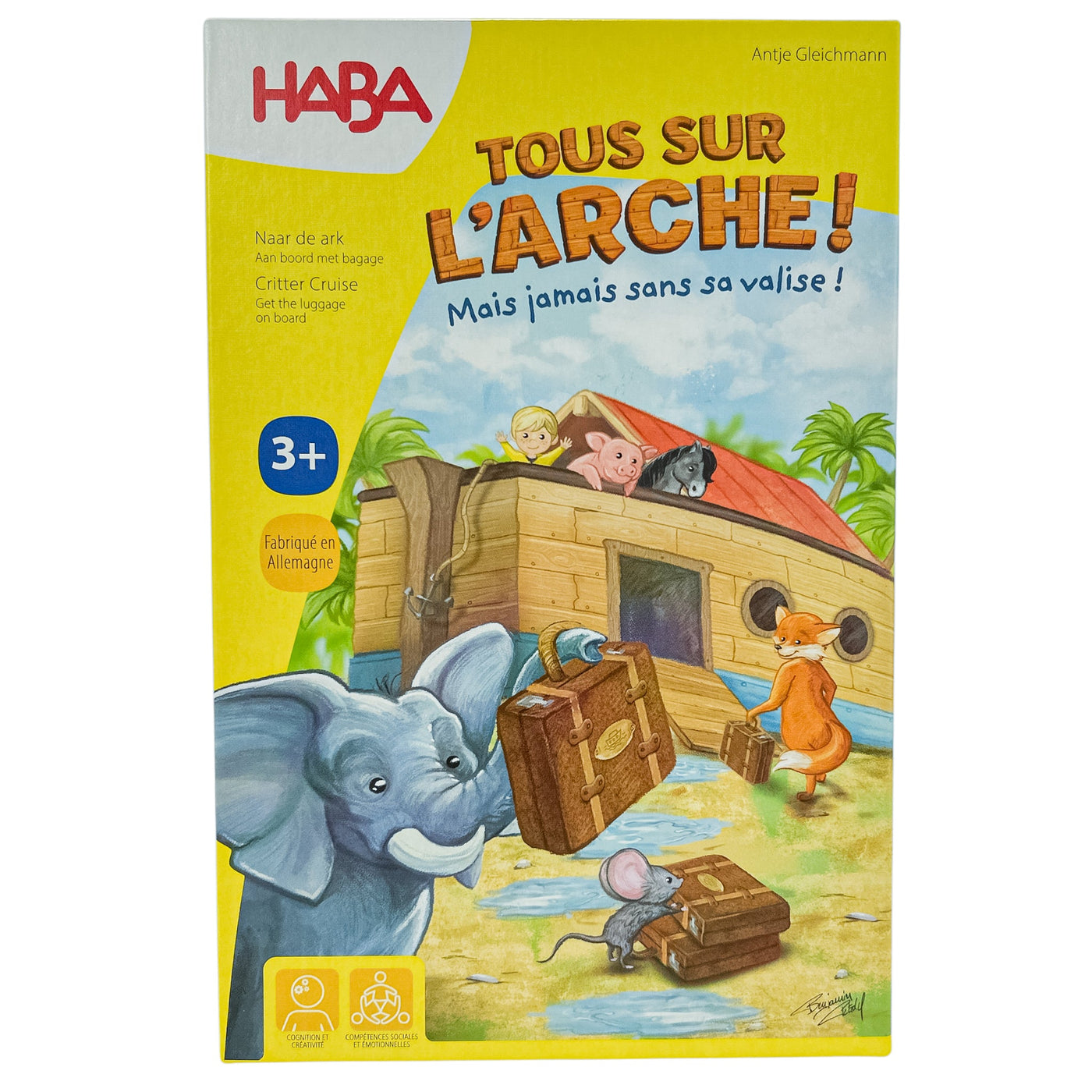 Jeu de plateau "Tous sur l''arche ! " de seconde main en carton et bois pour enfant à partir de 3 ans - Vue 1
