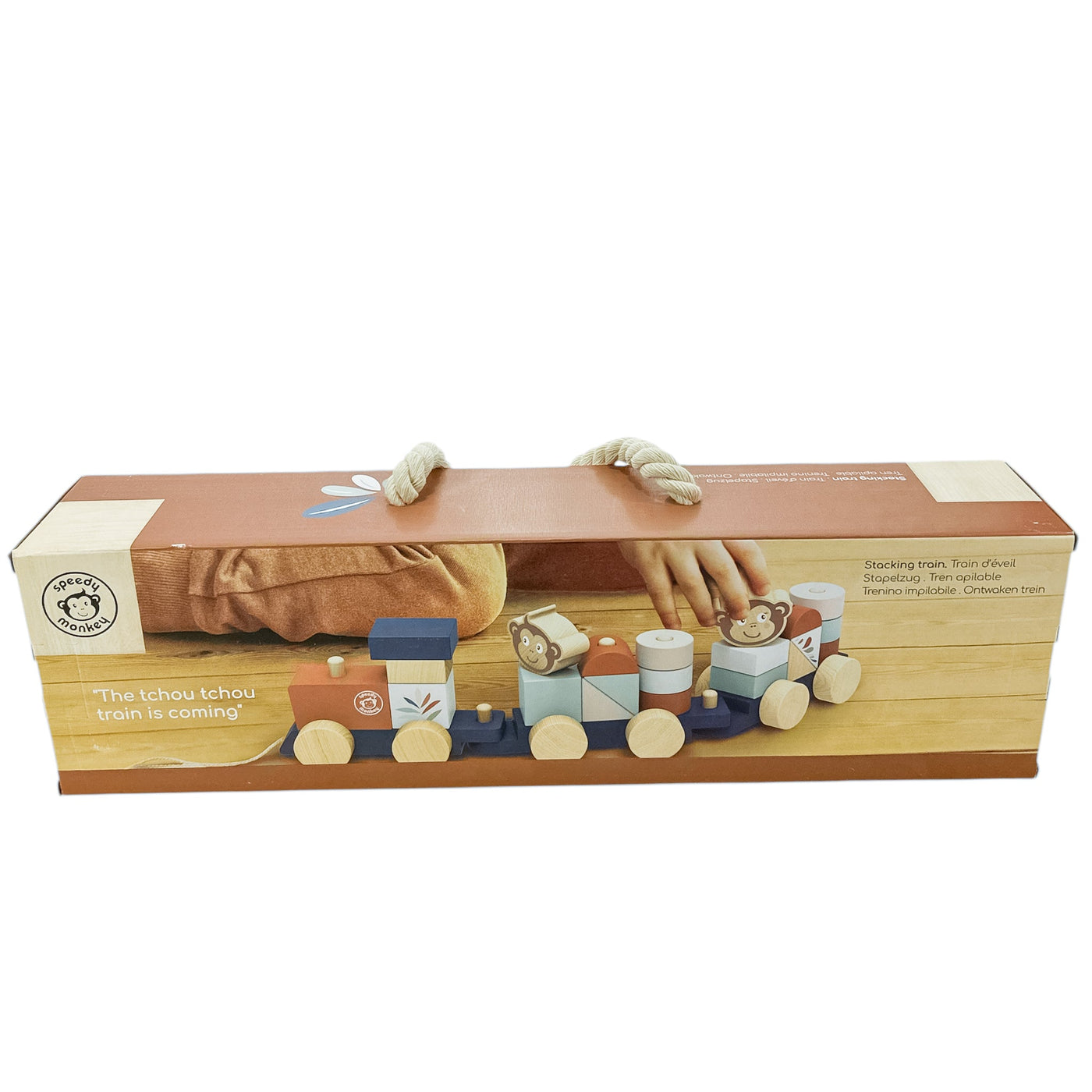 Train "Train d''Eveil à Tirer" de seconde main en bois pour enfant à partir de 12 mois - Vue 3