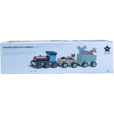 Train "Train de jeu en bois avec animaux" de seconde main pour enfant à partir de 12 mois - Vue 1