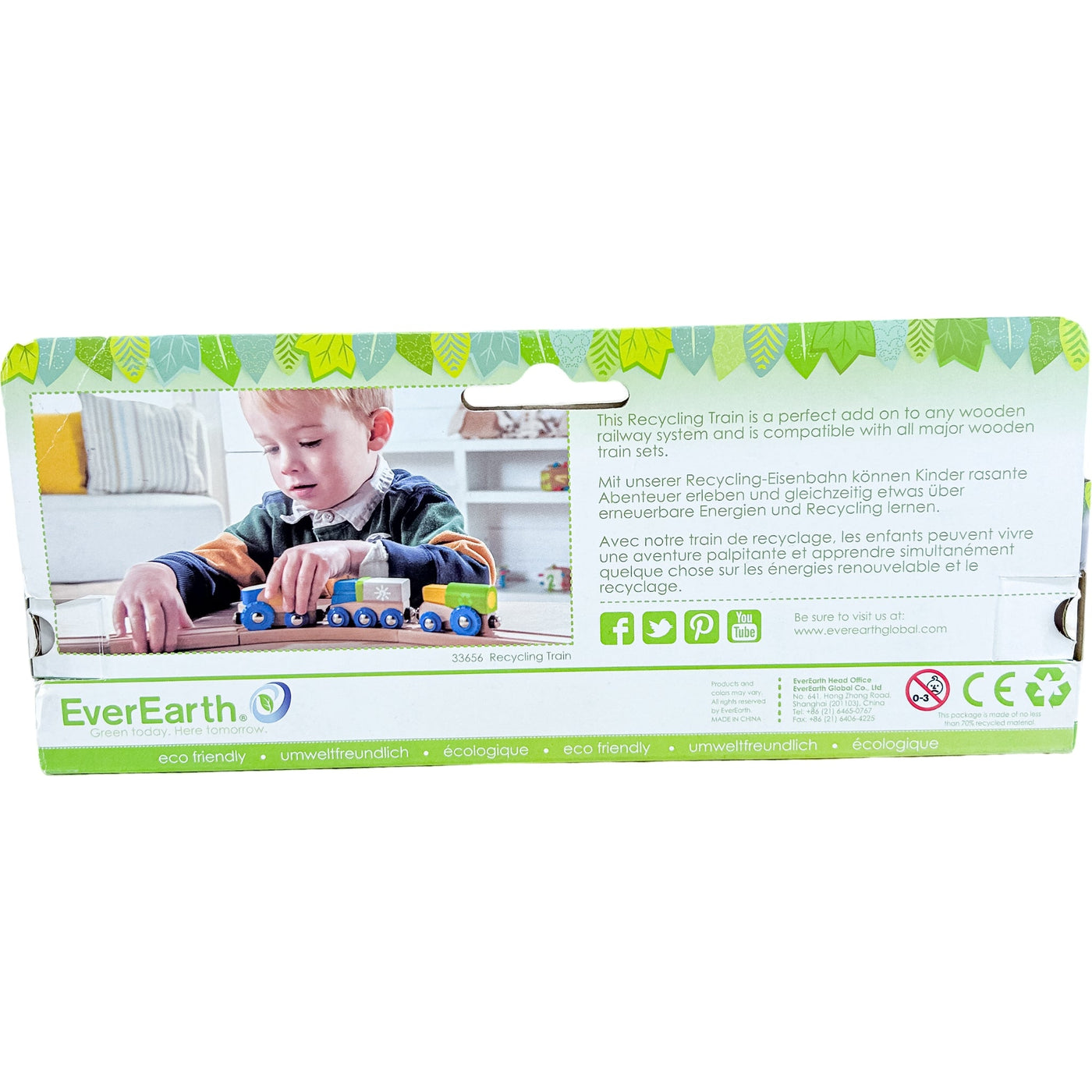 Train "Train de recyclage" de seconde main en bois pour enfant à partir de 3 ans - Vue 3