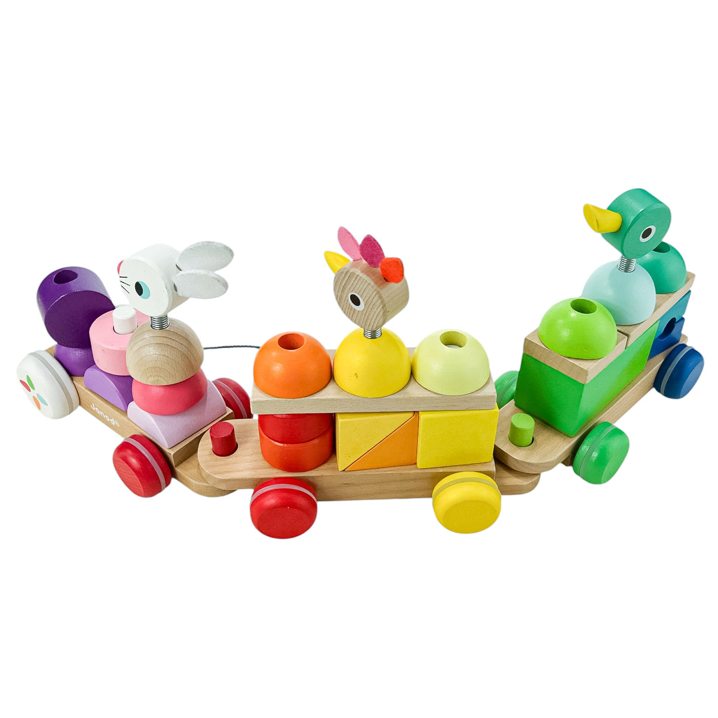 Train "Train Géant Zigolos" de seconde main en bois pour enfant à partir de 12 mois - Vue 2
