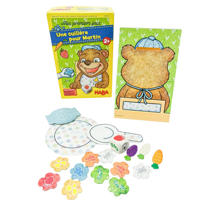 Jeu éducatif "Une cuillère pour Martin" de seconde main en carton pour enfant à partir de 24 mois - Vue 2