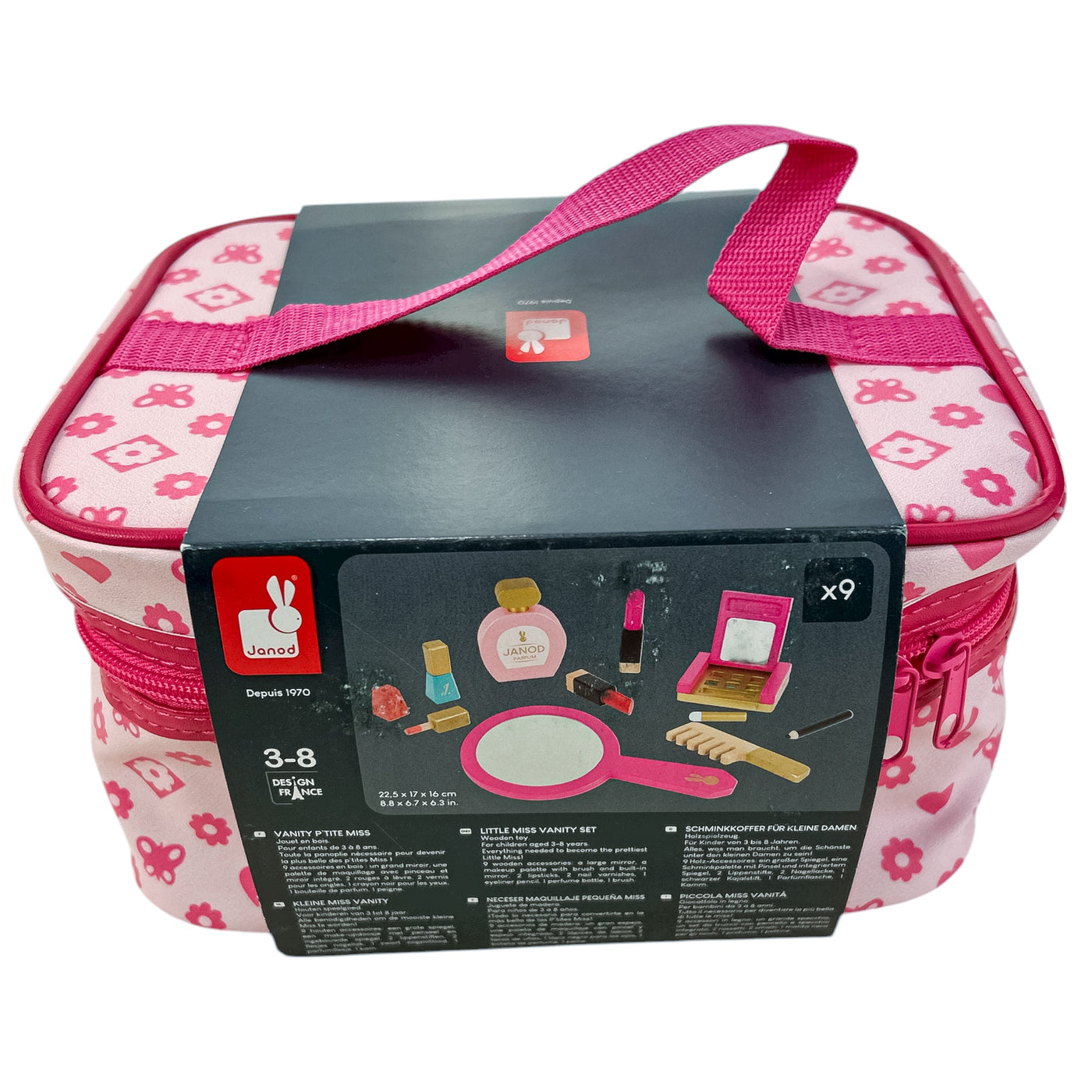 Trousse de maquillage "Vanity enfant P'tite Miss" de seconde main en bois pour enfant à partir de 3 ans - Vue 2