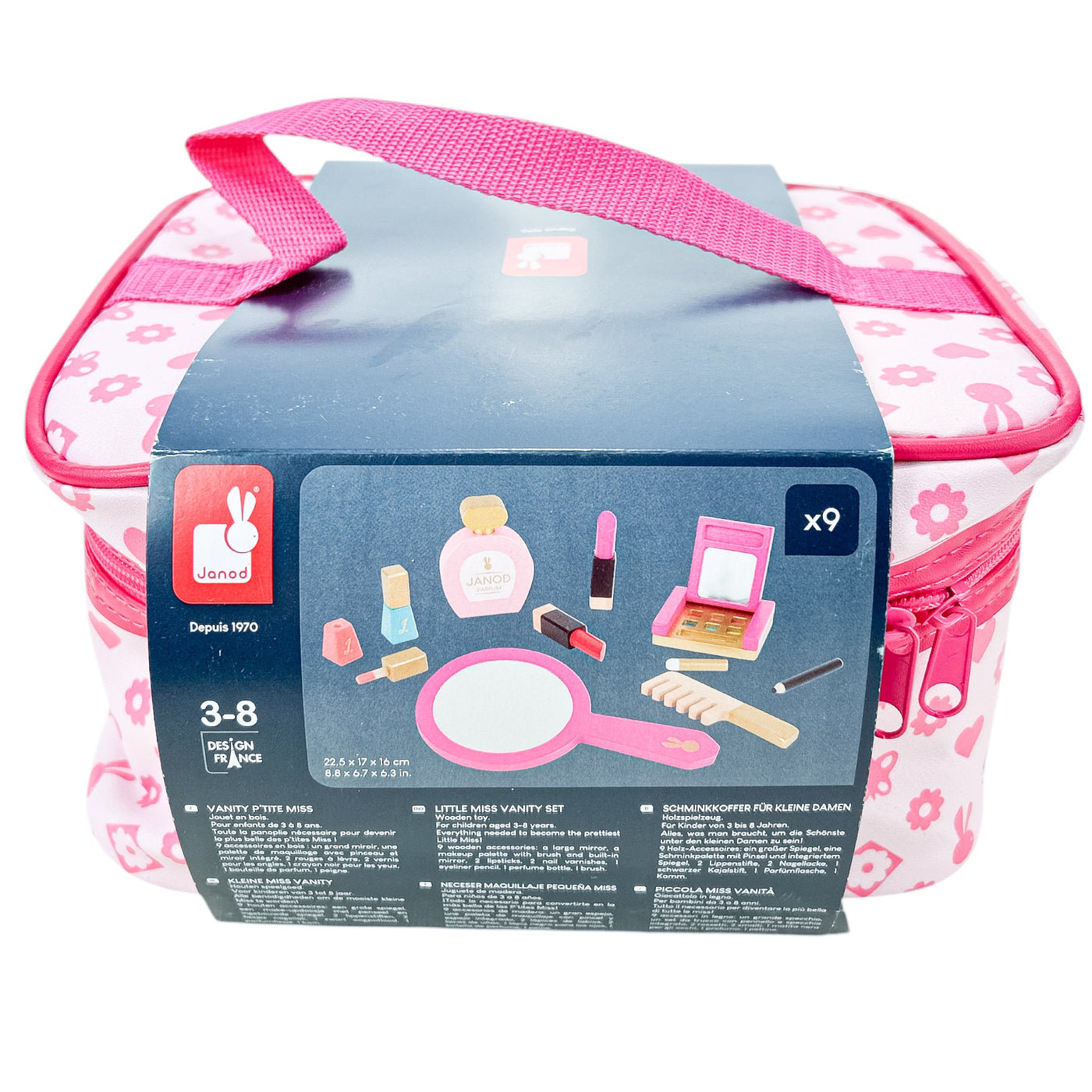 Trousse de maquillage "Vanity enfant P'tite Miss" de seconde main en bois pour enfant à partir de 3 ans - Vue 2