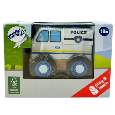 Voiture de police "Voiture de police à construire" de seconde main pour enfant à partir de 18 mois - Vue 1