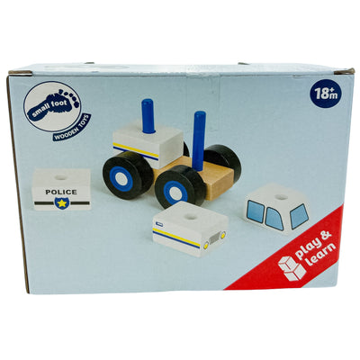 Voiture de police "Voiture de police à construire" de seconde main pour enfant à partir de 18 mois - Vue 2