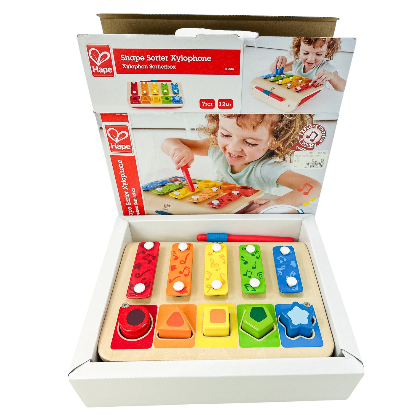 Xylophone "Xylophone trieur de formes" de seconde main en bois et métal pour enfant à partir de 12 mois - Vue 2