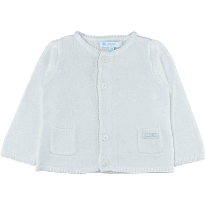 Cardigan de seconde main en coton pour bébé fille de 6 mois - photo recto