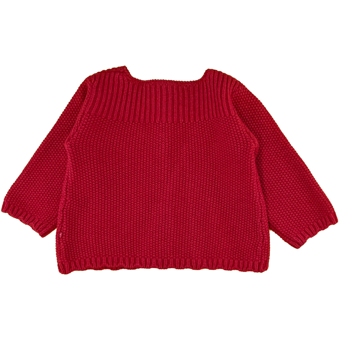 Cardigan de seconde main en coton, laine et alpaga pour bébé fille de 6 mois - photo verso