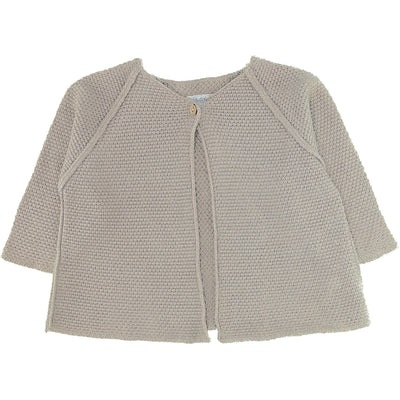 Cardigan de seconde main en coton bio pour bébé fille de 12 mois - photo recto