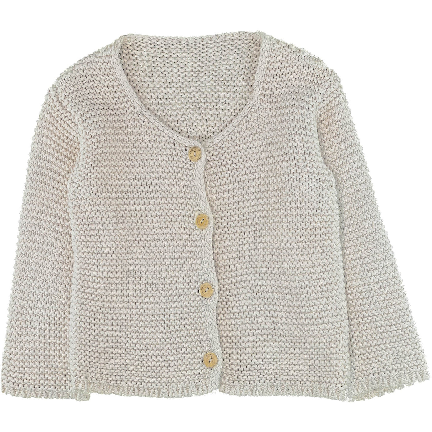 Cardigan de seconde main en coton bio pour bébé fille de 24 mois - photo recto