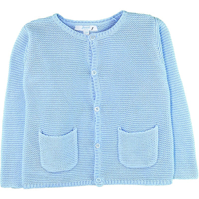 Cardigan de seconde main en coton pour bébé fille de 12 mois - photo recto