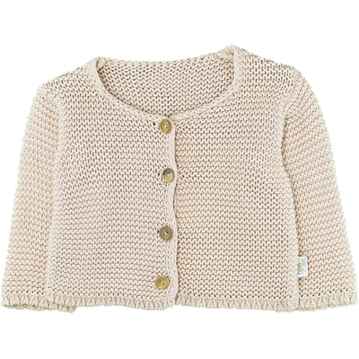 Cardigan de seconde main en coton bio pour bébé fille de 6 mois - photo recto