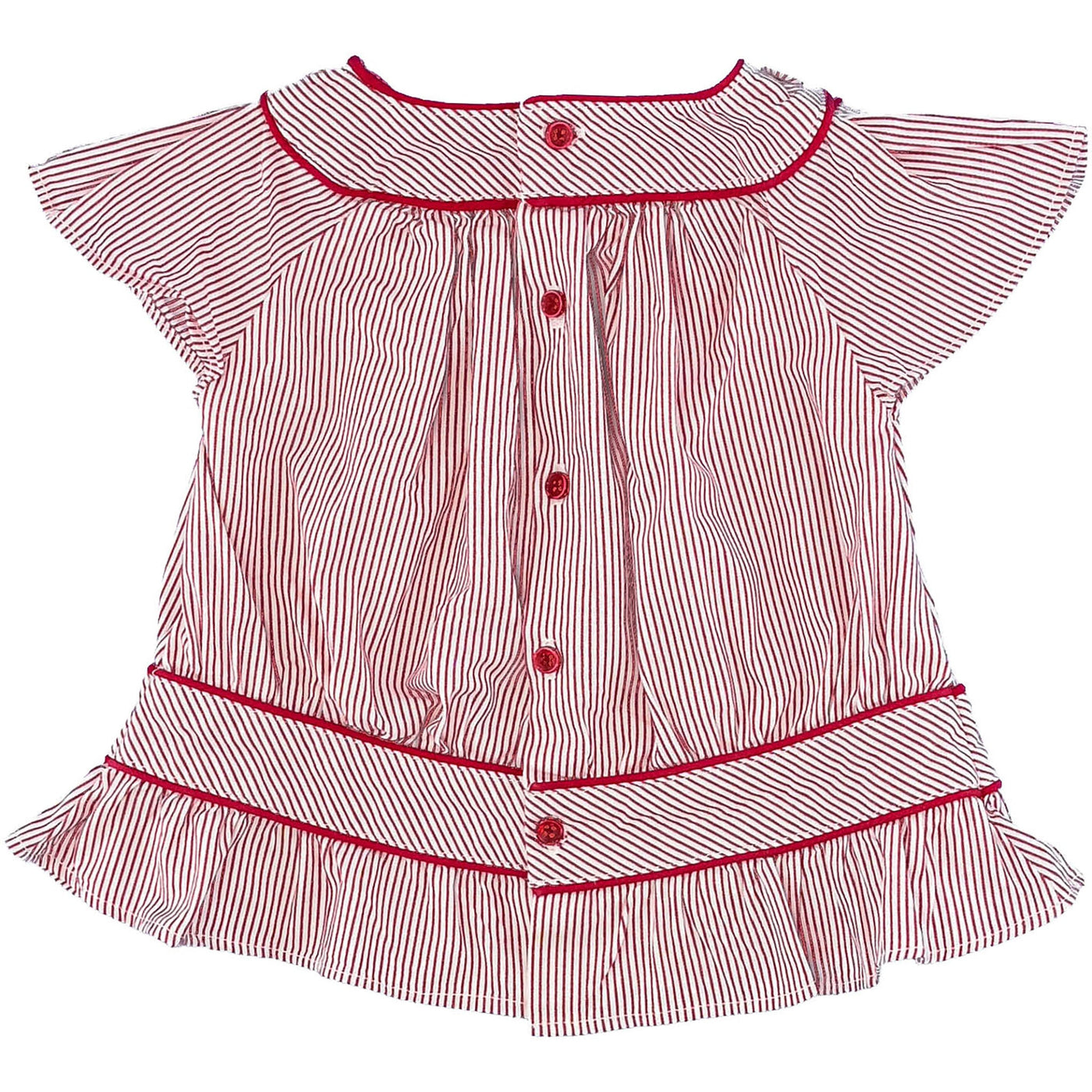 Blouse à manches courtes de seconde main en coton pour bébé fille de 6 mois - photo verso