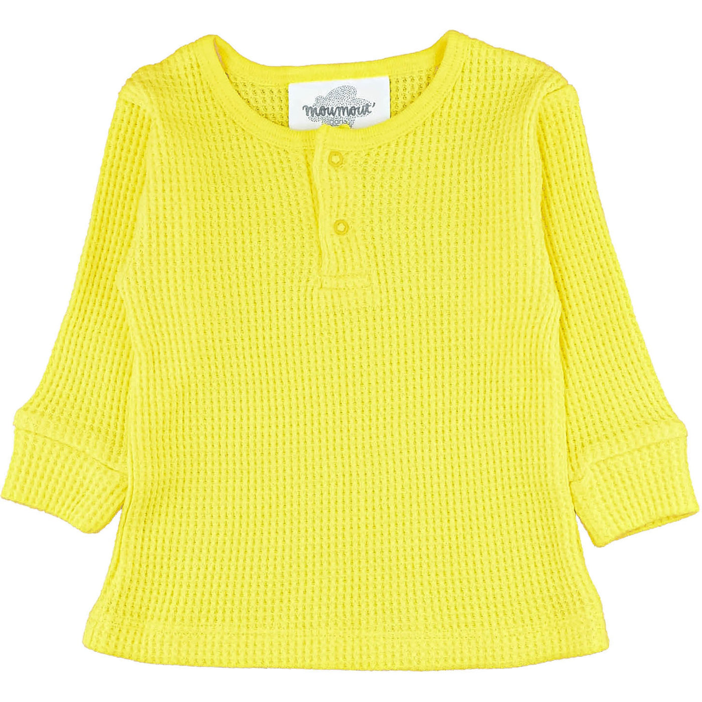 T-Shirt à manches longues de seconde main en nid d’abeille de coton pour bébéde 12 mois - photo recto