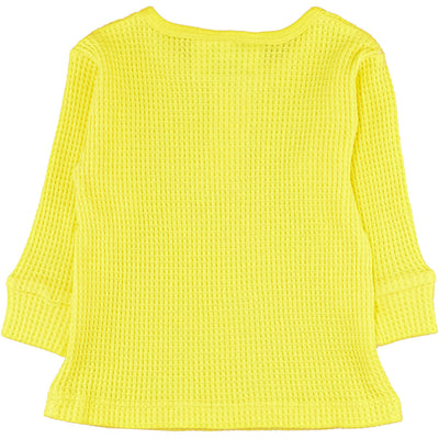 T-Shirt à manches longues de seconde main en nid d’abeille de coton pour bébéde 12 mois - photo verso