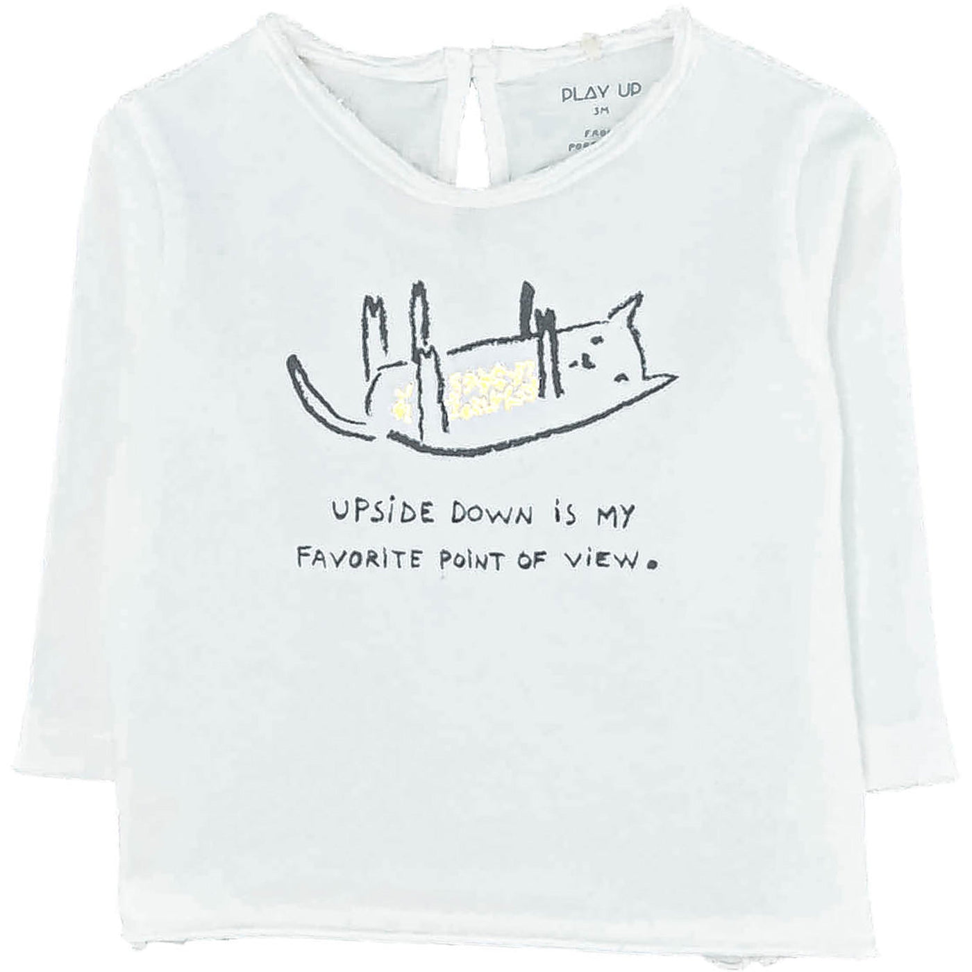 T-Shirt à manches longues de seconde main pour bébé fille de 3 mois - photo recto