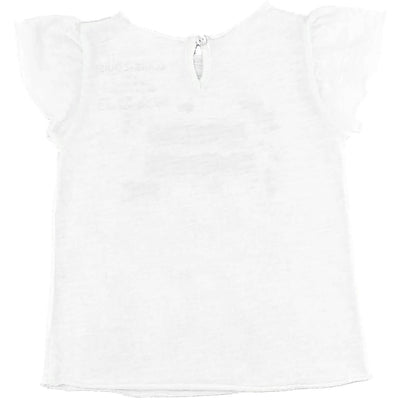 T-Shirt à manches courtes de seconde main en coton pour bébé fille de 6 mois - photo verso