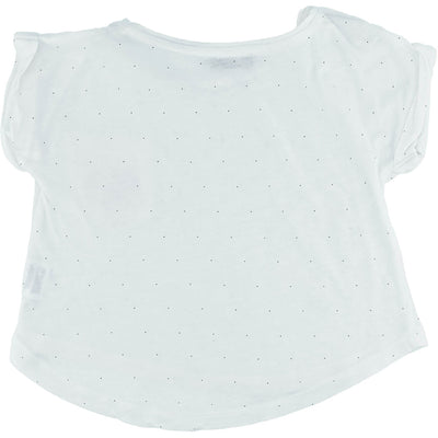 T-Shirt à manches courtes de seconde main en coton pour bébé fille de 24 mois - photo verso