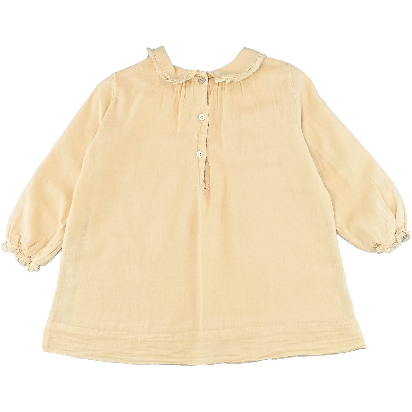Robe à manches longues de seconde main en coton pour bébé fille de 12 mois - photo verso