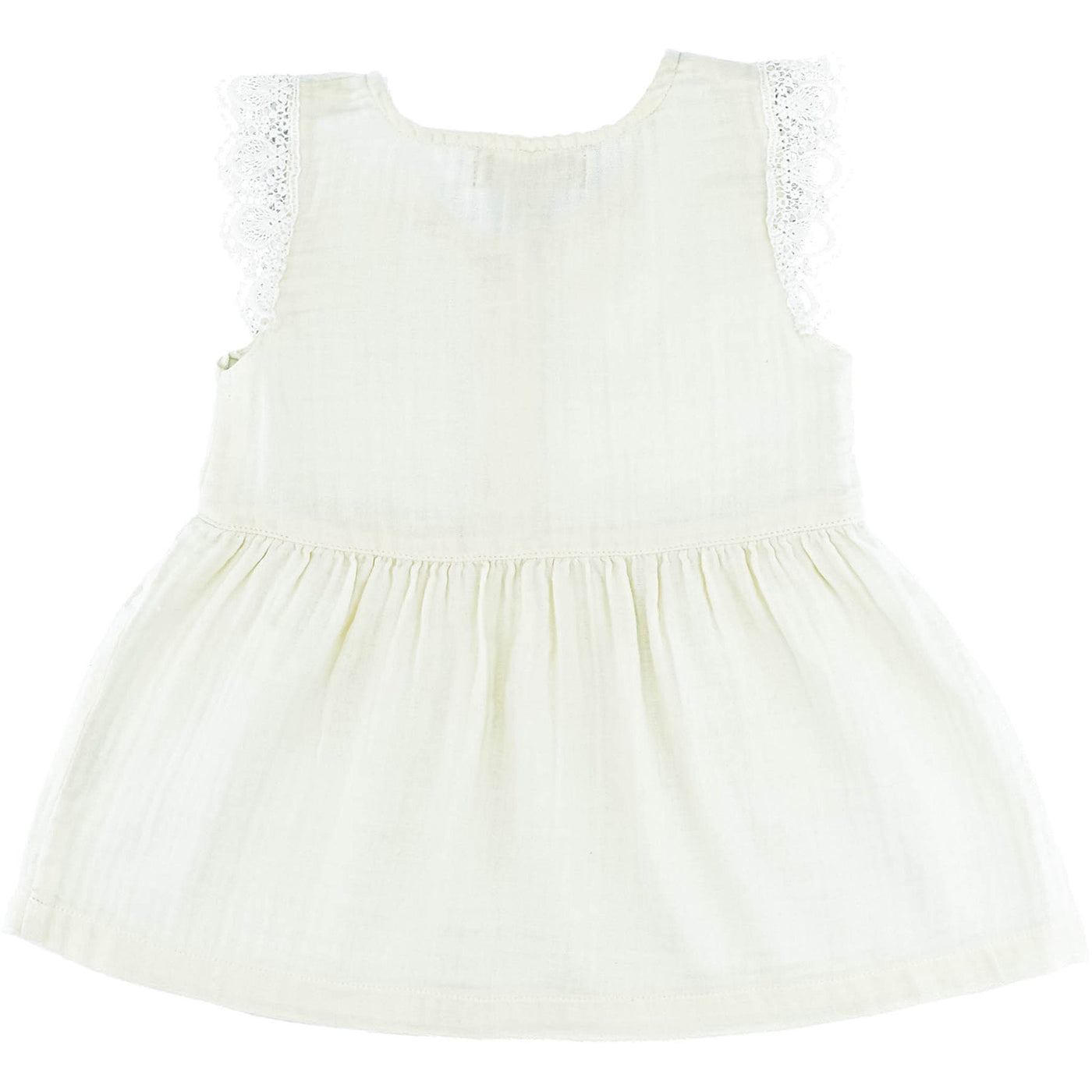 Robe sans manche de seconde main en coton bio pour bébé fille de 12 mois - photo verso