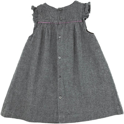 Robe sans manche de seconde main en coton pour bébé fille de 24 mois - photo verso