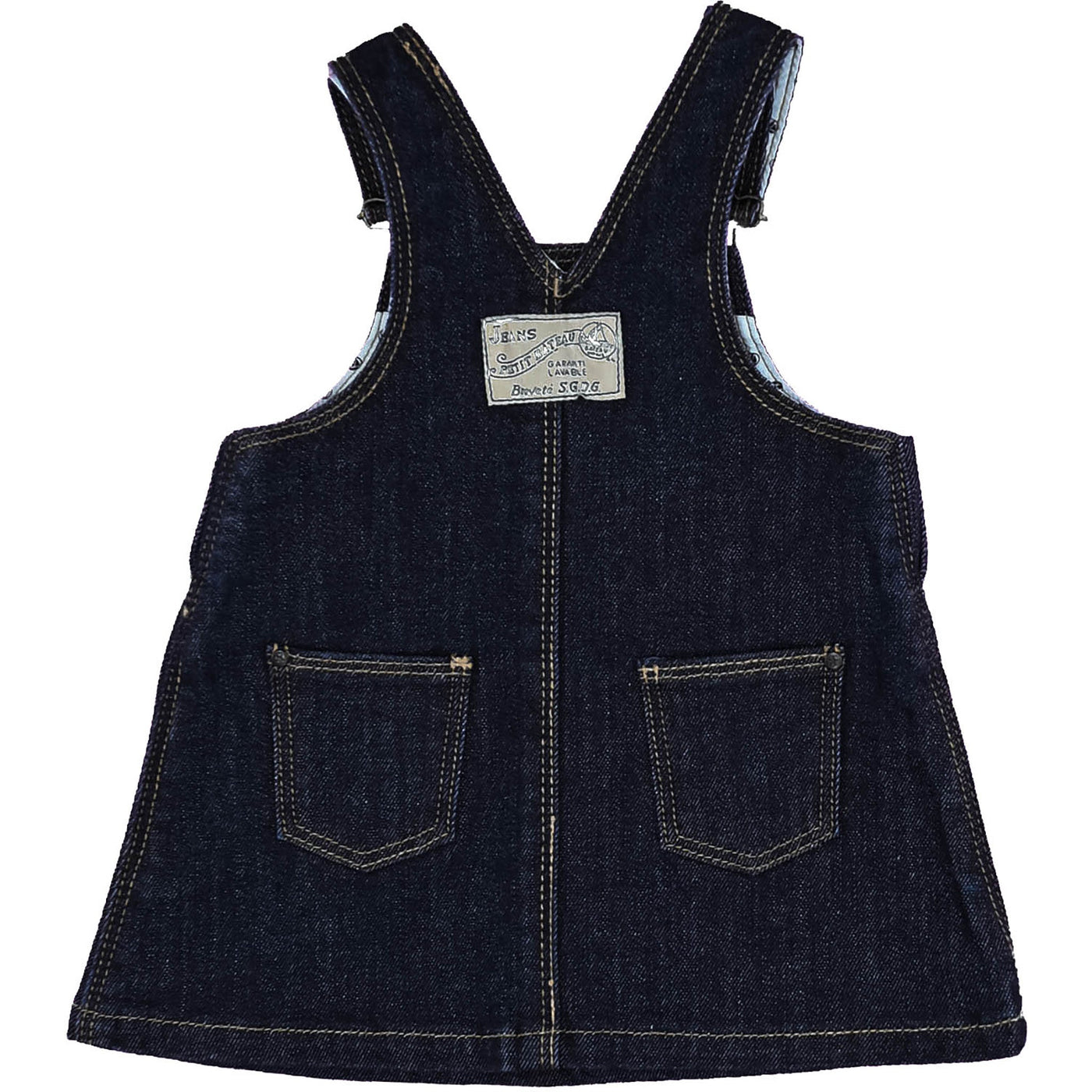 Robe salopette de seconde main pour bébé fille de 3 mois - photo verso