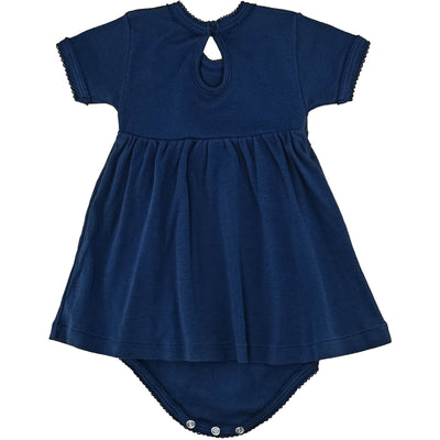Robe-body de seconde main en coton pour bébé fille de 6 mois - photo verso
