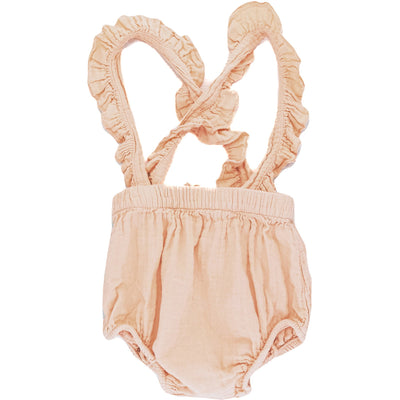 Barboteuse de seconde main en coton pour bébé fille de 6 mois - photo verso
