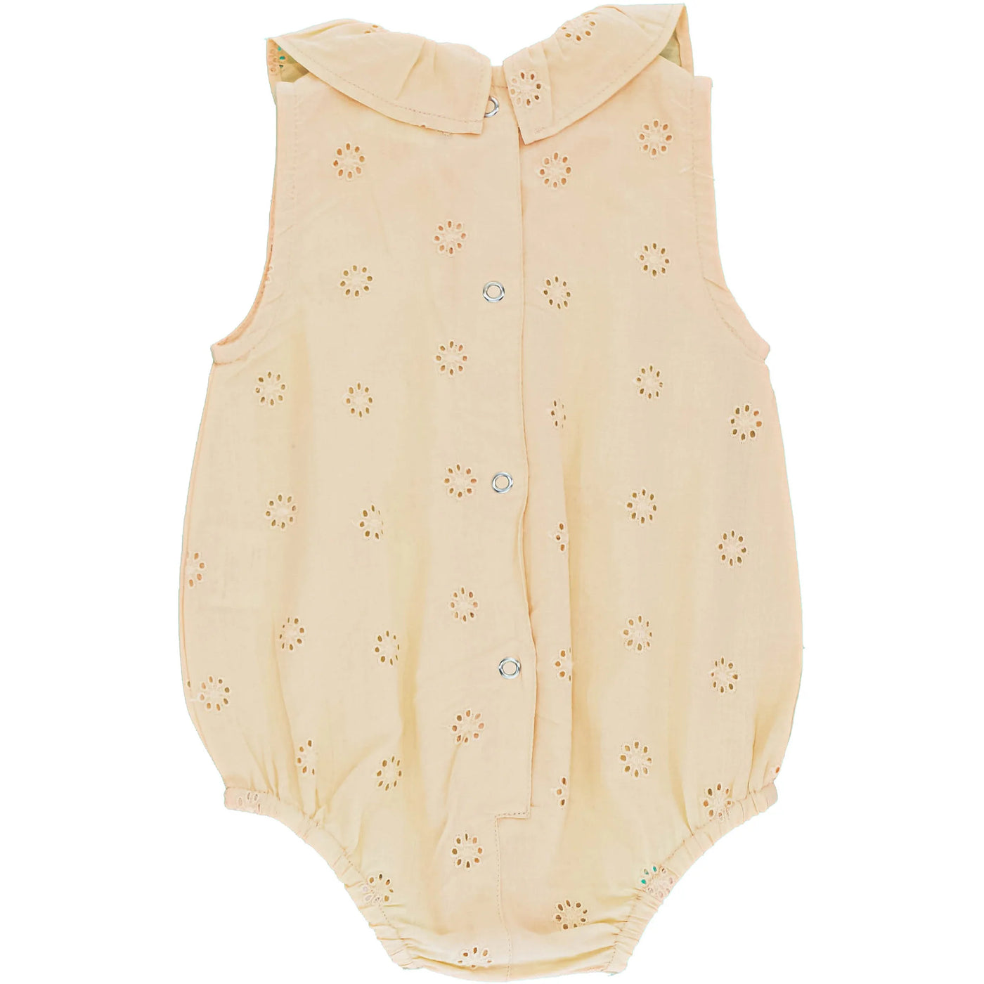 Barboteuse de seconde main en coton bio pour bébé fille de 3-6 mois - photo verso