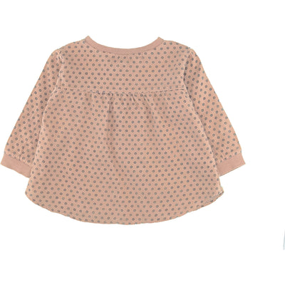 Ensemble  blouse + legging de seconde main en coton et élasthanne pour bébé fille de 6 mois - photo alternative_1