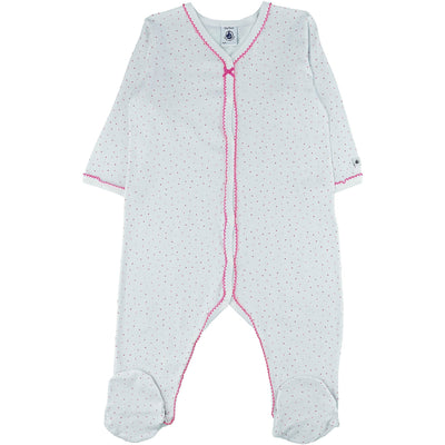 Pyjama de seconde main en coton pour bébé fille de 12 mois - photo recto