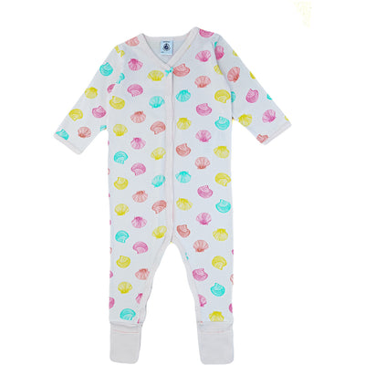 Pyjama de seconde main en coton pour bébé fille de 6 mois - photo recto