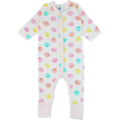 Pyjama de seconde main en coton pour bébé fille de 3 mois - photo recto