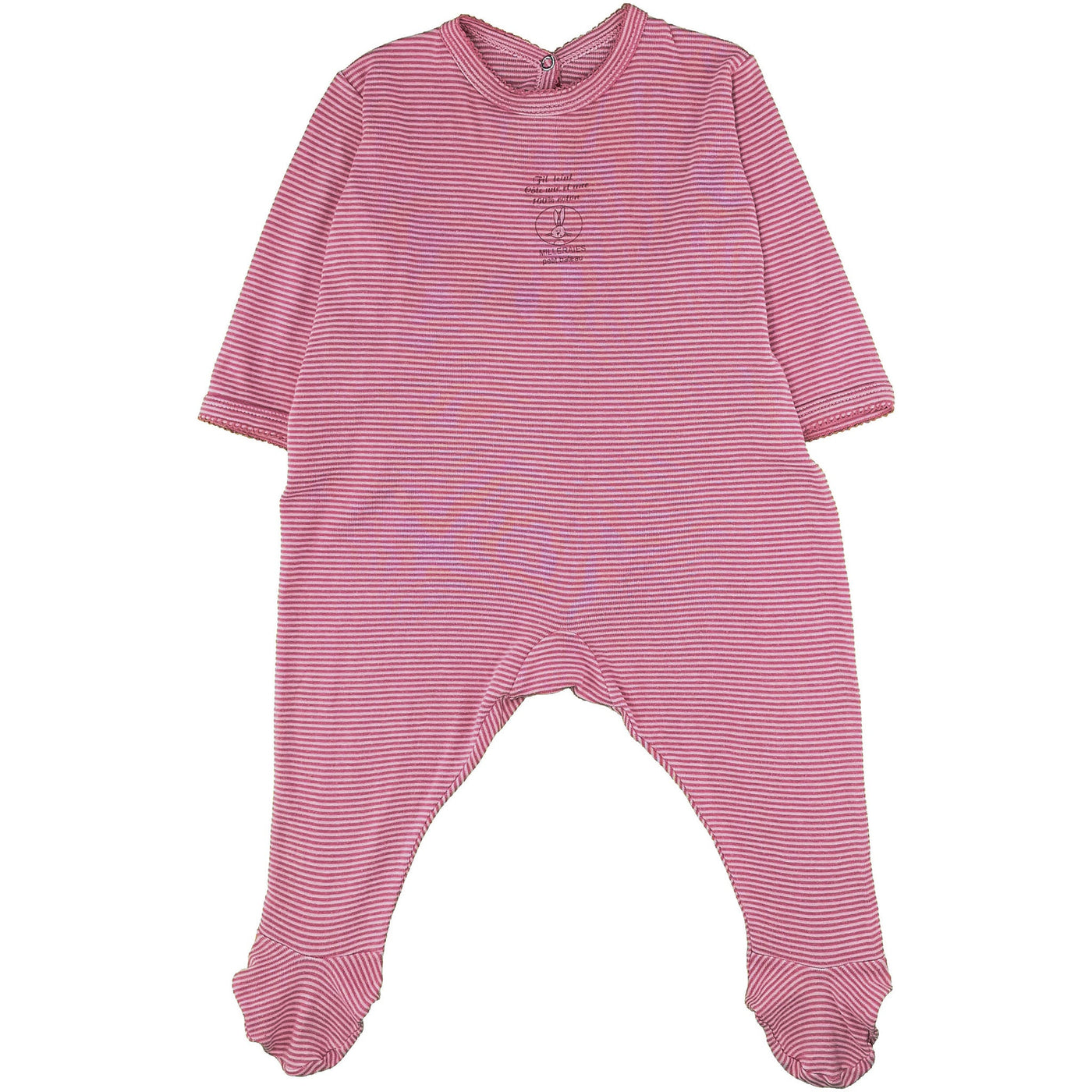 Pyjama de seconde main en coton pour bébé fille de 6 mois - photo recto