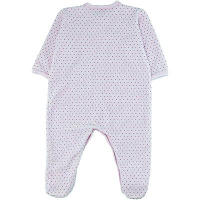 Pyjama de seconde main en velours pour bébé fille de 12 mois - photo verso