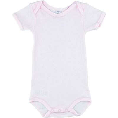 Body à manches courtes de seconde main en coton pour bébé fille de 3 mois - photo recto