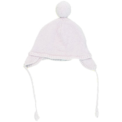 Bonnet de seconde main en laine mérinos et cachemire pour bébé fille de 12 mois - photo recto