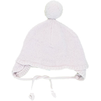 Bonnet de seconde main en laine mérinos et cachemire pour bébé fille de 12 mois - photo verso