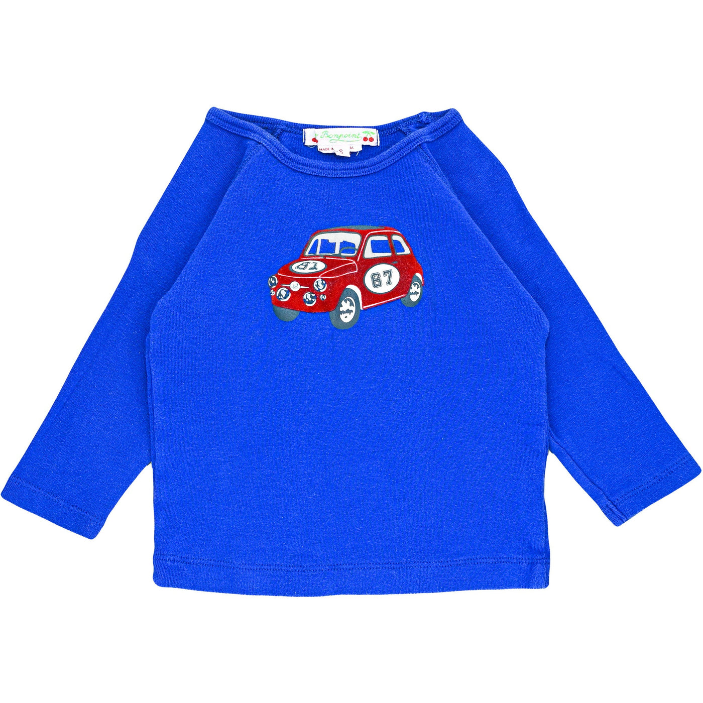 T-Shirt à manches longues de seconde main en coton pour bébé garçon de 6 mois - photo recto