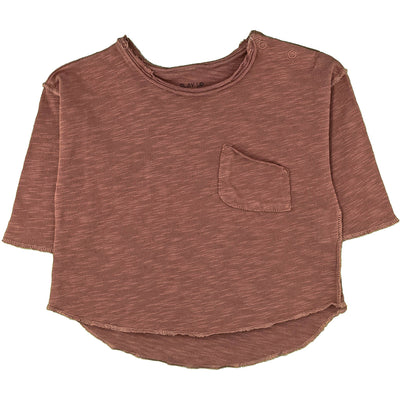 T-Shirt à manches longues de seconde main en coton bio pour bébé garçon de 6 mois - photo recto