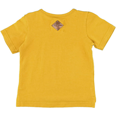 T-Shirt à manches courtes de seconde main en coton bio et élasthanne pour bébé garçon de 12-18 mois - photo verso