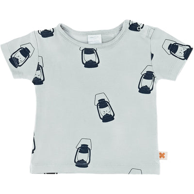 T-Shirt à manches courtes de seconde main en coton pour bébé garçon de 3-6 mois - photo recto