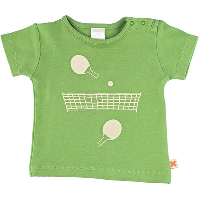 T-Shirt à manches courtes de seconde main en coton pour bébéde 3-6 mois - photo recto